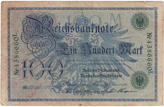 Banknote 100 Reichsmark